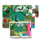 Mini Leaves Jungle Birds 60 Piece Wooden Jigsaw Floor Puzzle with Knowledge Cards
