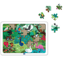 Mini Leaves Jungle Birds 35 pieces wooden Jigsaw Puzzle