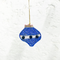 BAUBLE - PACK OF 2 - RED & BLUE - CHRISTMAS ORNAMENT