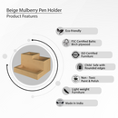 Beige Mulberry Pen Holder-Natural (Pre-Order)