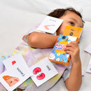 Baby's First Flash Cards Set of Seven Flash Cards - Colors, Shape, Numbers, Body Parts, Alphabets , Fruits , Vegetables