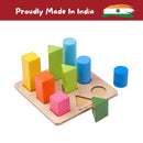 Wooden Shape Sorter for Kids 18 Months and Up