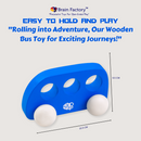 Wooden Bus Toy for Ages 1 Year and Above