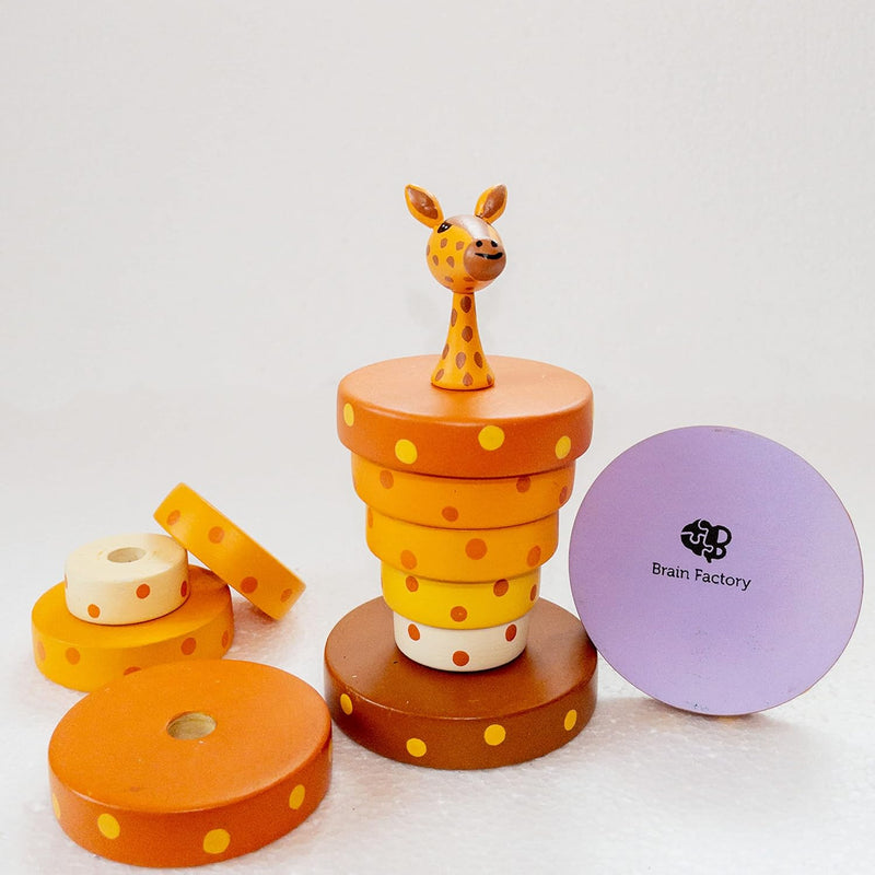 Giraffe Stacking toy for toddlers (12 Months and Above)