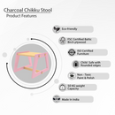 Charcoal Chikku Stool-Pink (Pre-Order)