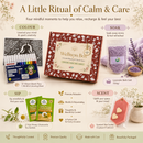 Wellness Gift Box for Women & Men | Self Care Hamper with 3 Meditative Colouring Sheets, 12 Sketch Pens, Lavender Bath Salt, Wax Sachet & Herbal Tea | Corporate, Birthday, Rakhi & Festive Gift