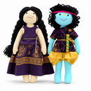 Radha & Krishna - Handmade Soft Cotton Dolls | Perfect for Rakshabandhan, Birthday, Rakhi, Janmashtmi Gifting