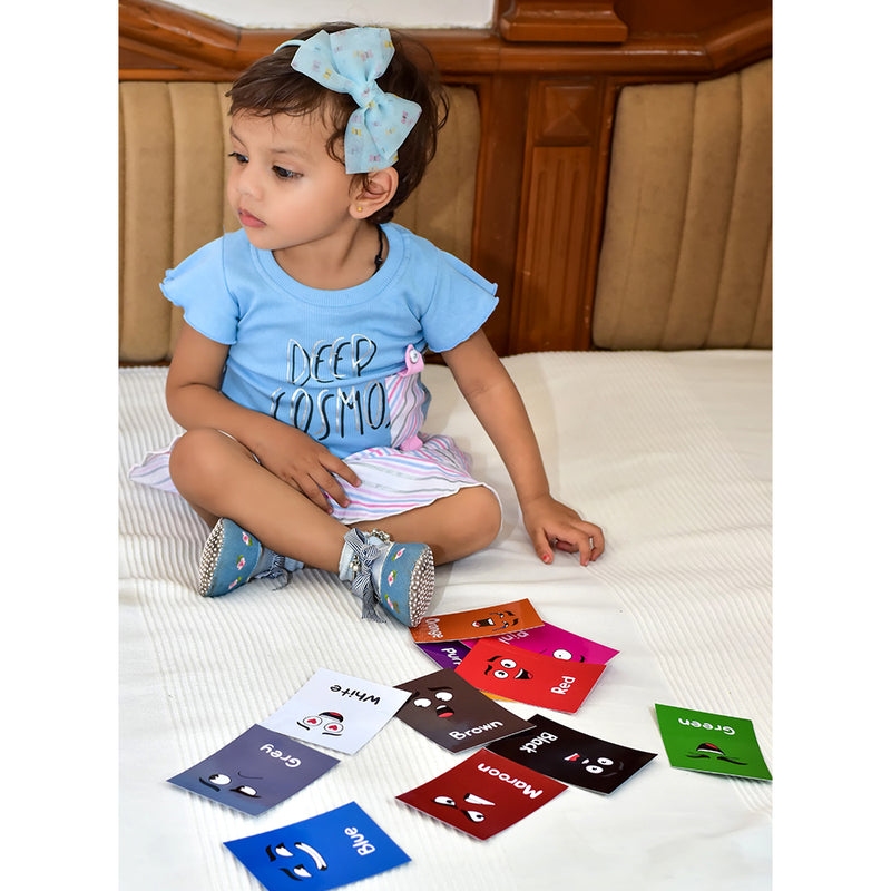 Baby's First Flash Cards Set of Seven Flash Cards - Colors, Shape, Numbers, Body Parts, Alphabets , Fruits , Vegetables