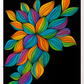 Zentangle Doodle Poster Coloring Kit - 5 High-Quality Art Sheets, Coloring Pens