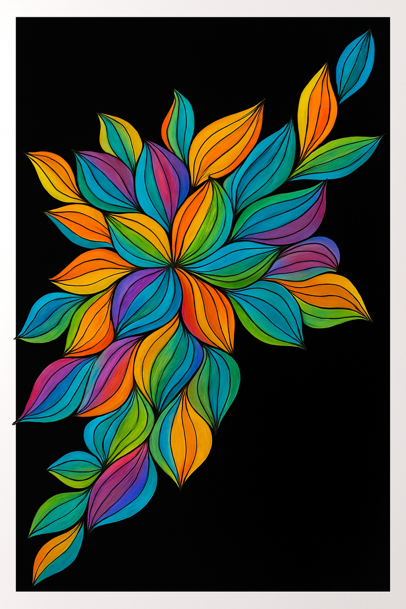 JoGenii Zentangle Doodle Poster Coloring Kit