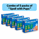 JoGenii Spell with Pups - I Can Spell with spelling games for kids 5 years | Pack of 5