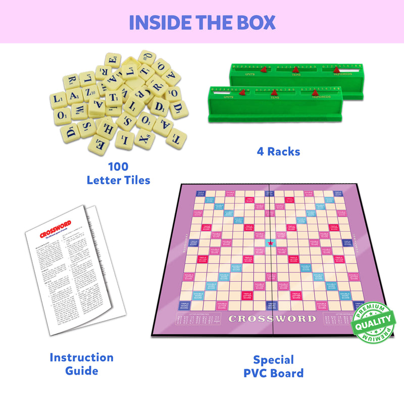 Little Berry Crossword Board Game for Kids & Adults - Ultimate Word Building Game (Multicolour)