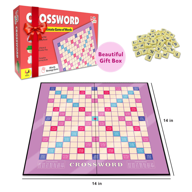 Little Berry Crossword Board Game for Kids & Adults - Ultimate Word Building Game (Multicolour)