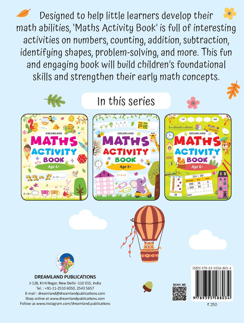 Maths Activity Book Age 5+