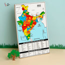 WOODEN INDIA MAP PUZZLE