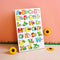 The Little boo Wooden Picture Educational Board for Kids (Alphabet-Puzzle)