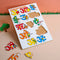 The Little boo Wooden Picture Educational Board for Kids (Hindi Vowels Puzzle)