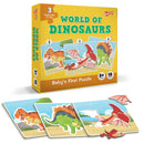 Baby’s First Puzzle Game: World of Dinosaurs - Fun & Educational Jigsaw Puzzle Set for Kid