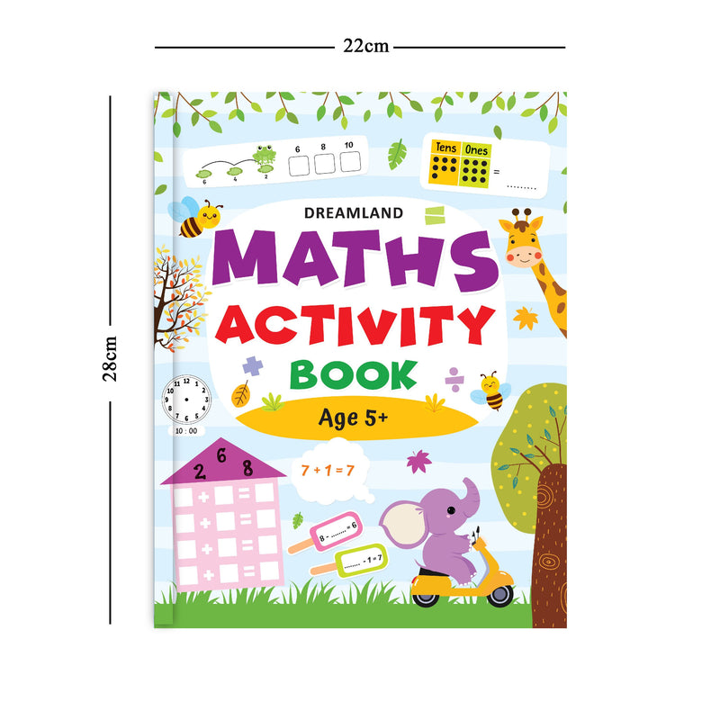 Maths Activity Books Pack- A Set of 3 Books - Activity Book for Children