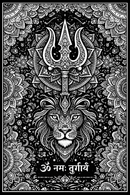 JoGenii Gods Mandala Poster Coloring Kit – Indian Peaceful Activity for Mindfulness, Gifting, Kids, Adults, Teen, Women