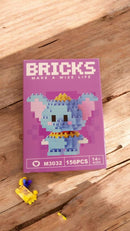 Mini Animal Lego Micro Building Blocks Set 3D Model Animal Educational Construction Toy Building Blocks (Bricks) – 2-Inch Cartoon Animal Toy Set for Kids | Birthday Return Gift & Desk Decor Idea - BUY 3 GET 1 FREE