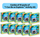 JoGenii I Can Be an Explorer – Seek & Find Activity Kit | Pack Of 10 | Return Gift | Gift For Kids