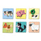 Mini Leaves 4 Piece Farm Animals Wooden Puzzle for Kids - Set of 6