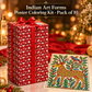 Indian Art Forms Poster Coloring Kit - Pack of 10