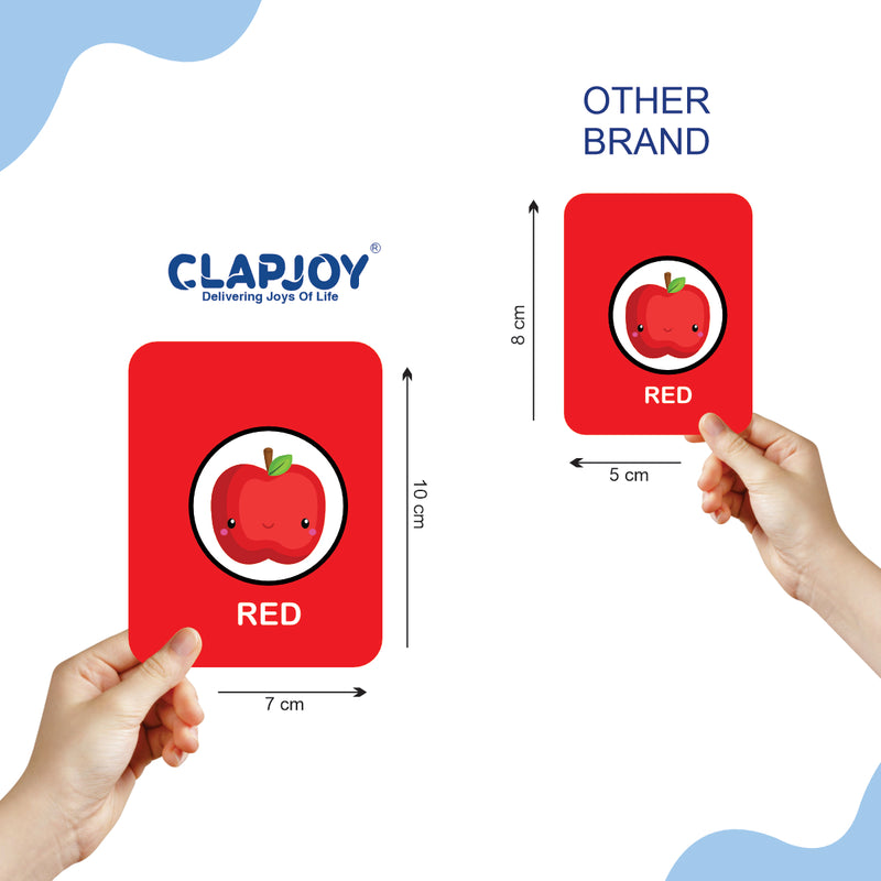 Clapjoy My First 100 Words flash cards for kids of age 1 years and Above