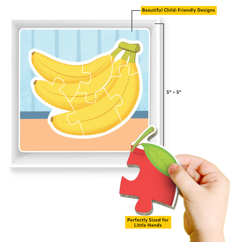 Baby’s First Puzzle Game: Fruits - Fun & Educational Jigsaw Puzzle Set for Kid