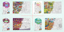 GIANT AT THE MALL COLOURING POSTER, GIANT PRINCESS CASTLE COLOURING POSTER, GIANT CIRCUS COLOURING POSTER and GIANT AMUSEMENT PARK COLOURING POSTER | Combo of 4 Posters I kids giant posters to color