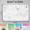 GIANT JUNGLE SAFARI COLOURING , GIANT AT THE MALL COLOURING , GIANT PRINCESS CASTLE COLOURING , GIANT CIRCUS COLOURING , GIANT DINOSAUR COLOURING  and GIANT SPACE COLOURING  | Gift Pack of 6 s I Coloring  holiday pack