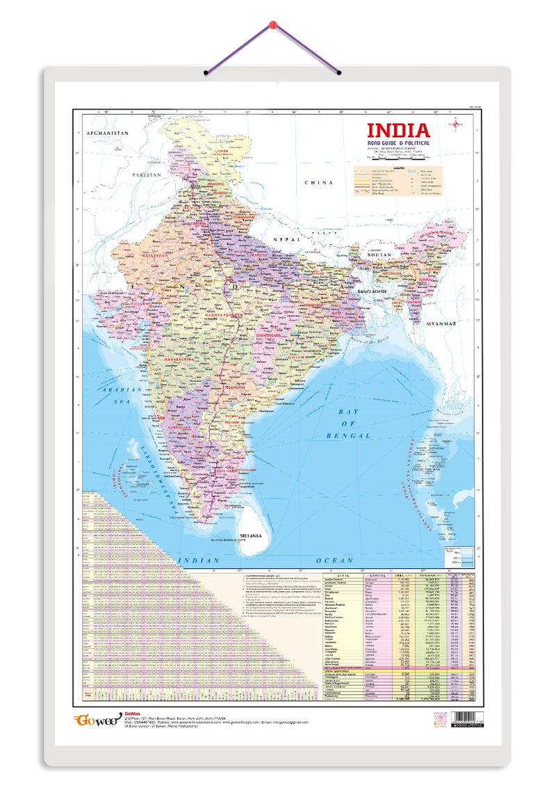 GOWOO - Indian Road Guide & Political Map