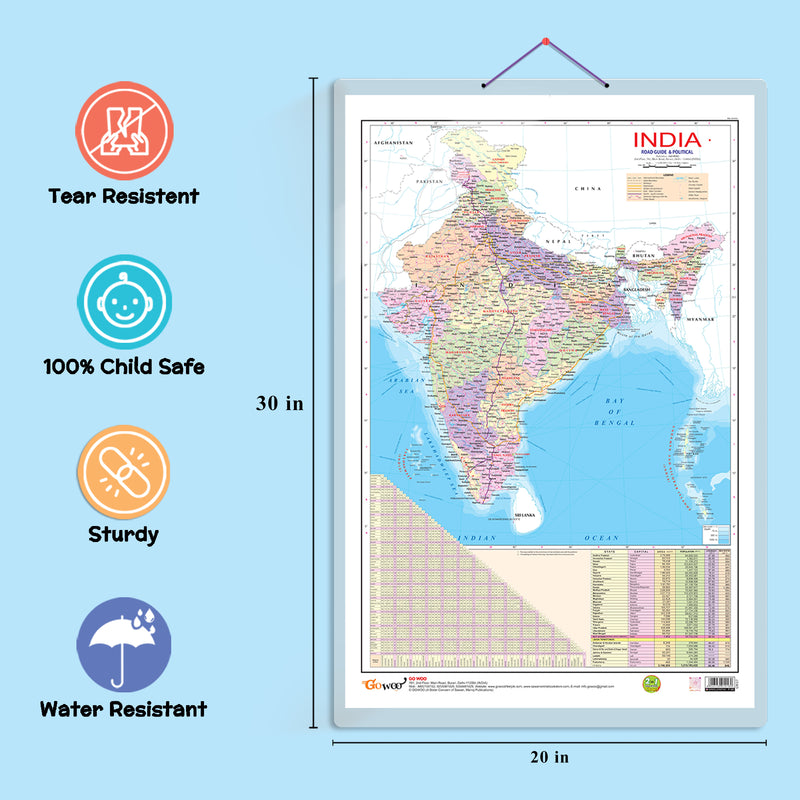 GOWOO - Indian Road Guide & Political Map