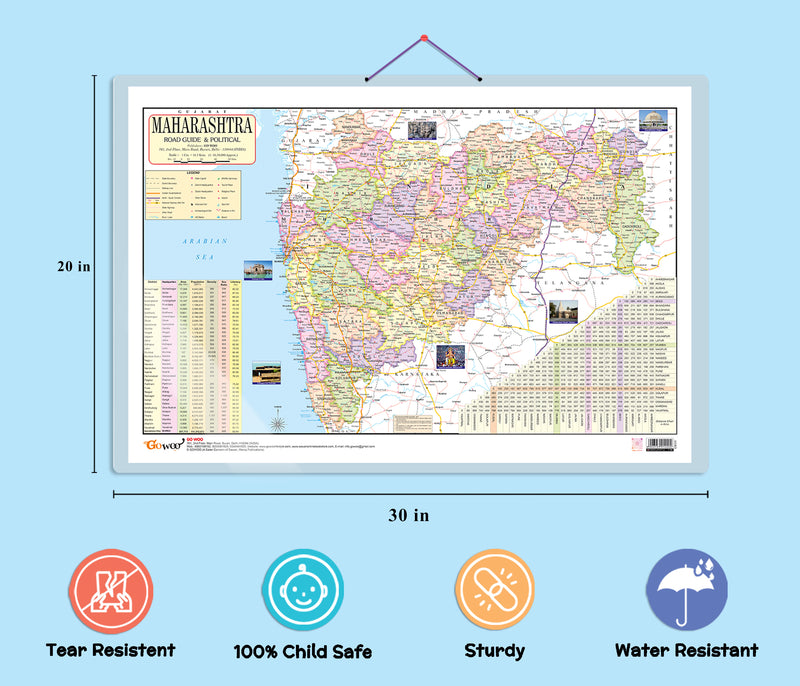 GOWOO - Maharashtra Road Guide & Political Map