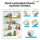 Set of 2 EMOTIONS and NURSERY RHYMES Early Learning Educational Charts for Kids | 20"X30" inch |Non-Tearable and Waterproof | Double Sided Laminated | Perfect for Homeschooling, Kindergarten and Nursery Students