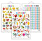 Set of 3 Alphabet, Fruits and Numbers 1-100 Early Learning Educational Charts for Kids | 20"X30" inch |Non-Tearable and Waterproof | Double Sided Laminated | Perfect for Homeschooling, Kindergarten and Nursery Students