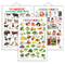 Set of 3 Vegetables, Domestic Animals and Pets and Good Habits Early Learning Educational Charts for Kids | 20"X30" inch |Non-Tearable and Waterproof | Double Sided Laminated | Perfect for Homeschooling, Kindergarten and Nursery Students