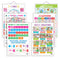 Set of 6 My World of Flags, Life Cycle, TIME, ADDITION, NUMBERS AND FRACTIONS and DAILY ROUTINE Early Learning Educational Charts for Kids