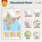 GOWOO - 2 IN 1 INDIA POLITICAL AND PHYSICAL MAP IN HINDI