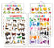 Set of 4 Fruits, Vegetables, Domestic Animals and Pets and Colours Early Learning Educational Charts for Kids | 20"X30" inch |Non-Tearable and Waterproof | Double Sided Laminated | Perfect for Homeschooling, Kindergarten and Nursery Students
