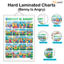 Set of 4 |  2 IN 1 PHONICS 1 AND PHONICS 2, 2 IN 1 HINDI VARNMALA AND BAARAHKHADEE, 2 IN 1 BENNY IS ANGRY AND BENNY IS JEALOUS and 2 IN 1 BENNY IS SAD AND BENNY IS SHY