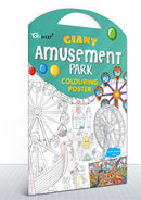 GOWOO - GIANT AMUSEMENT PARK COLOURING POSTER