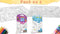 GIANT AT THE MALL COLOURING POSTER and GIANT UNDER THE OCEAN COLOURING POSTER | Pack of 2 Posters I best for school posters