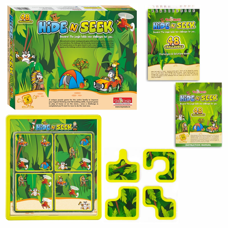 Hide & Seek Jungle- 48 Challenges- an Award Winning Brain Teasing Puzzle Game for Kids Age 5 Years & Above