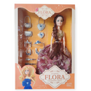 Celebration Doll with 18 premium accessories - Perfect Gift for Girls this Diwali | Indian Princess Doll | Festive Doll | Diwali Doll