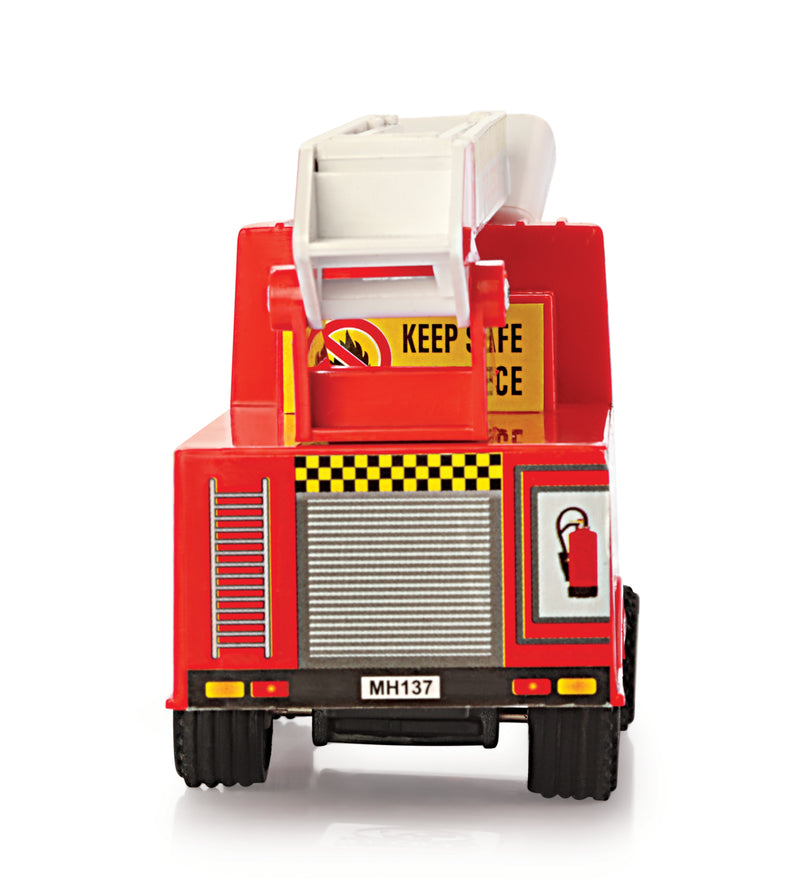 Fire Brigade Maintenance Free Pullback Spring Action Race Toy Gift for Boys 3+ Years. Strong ABS Plastic, NO Sharp Edges, BIS Certified.