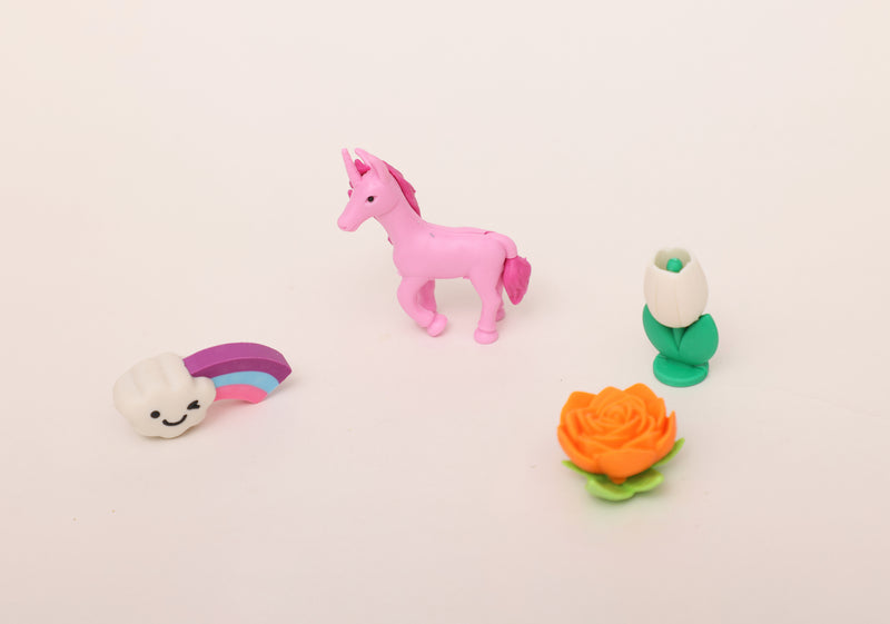 Unicorn Eraser Set