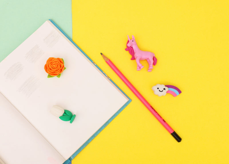 Unicorn Eraser Set