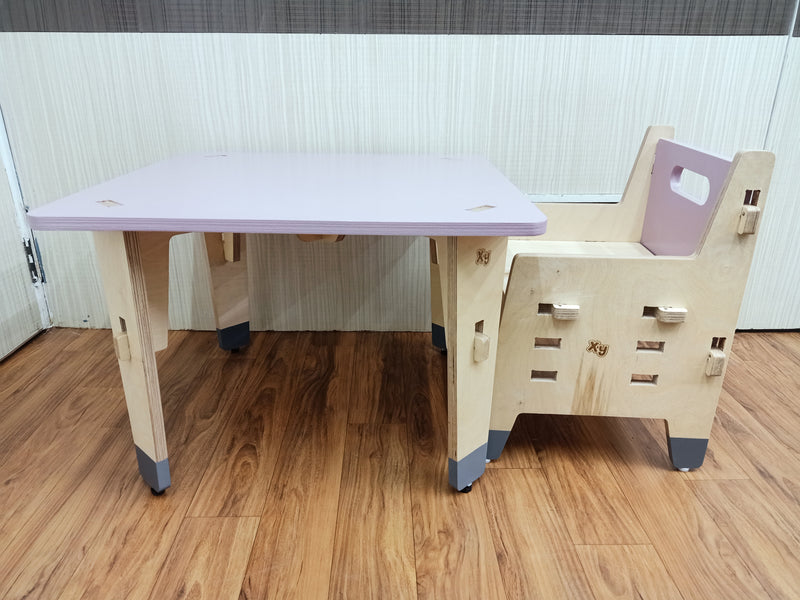 Weaning Chair & Table Package-Pink